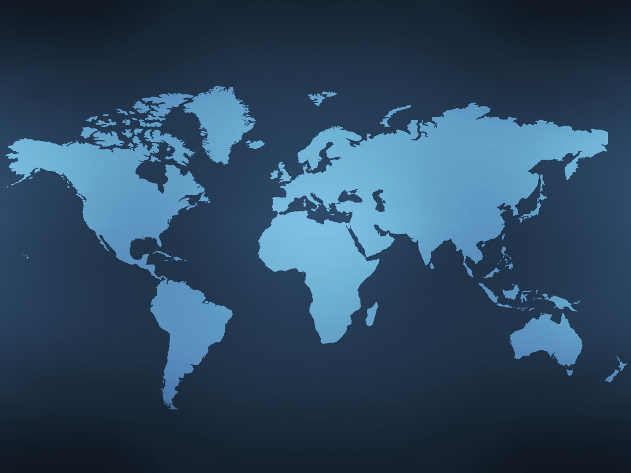 World vector map globe