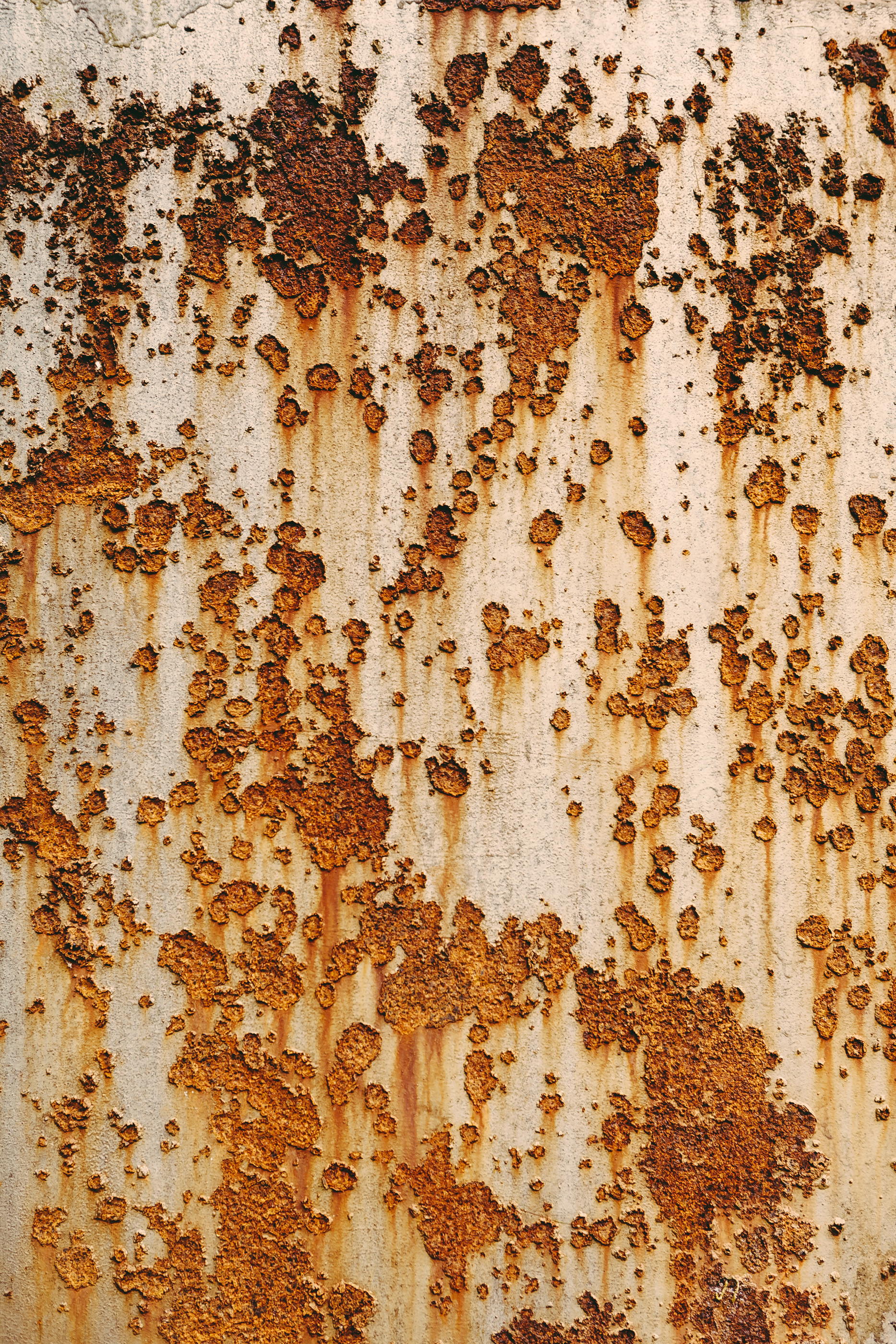 Rusty metal wall texture