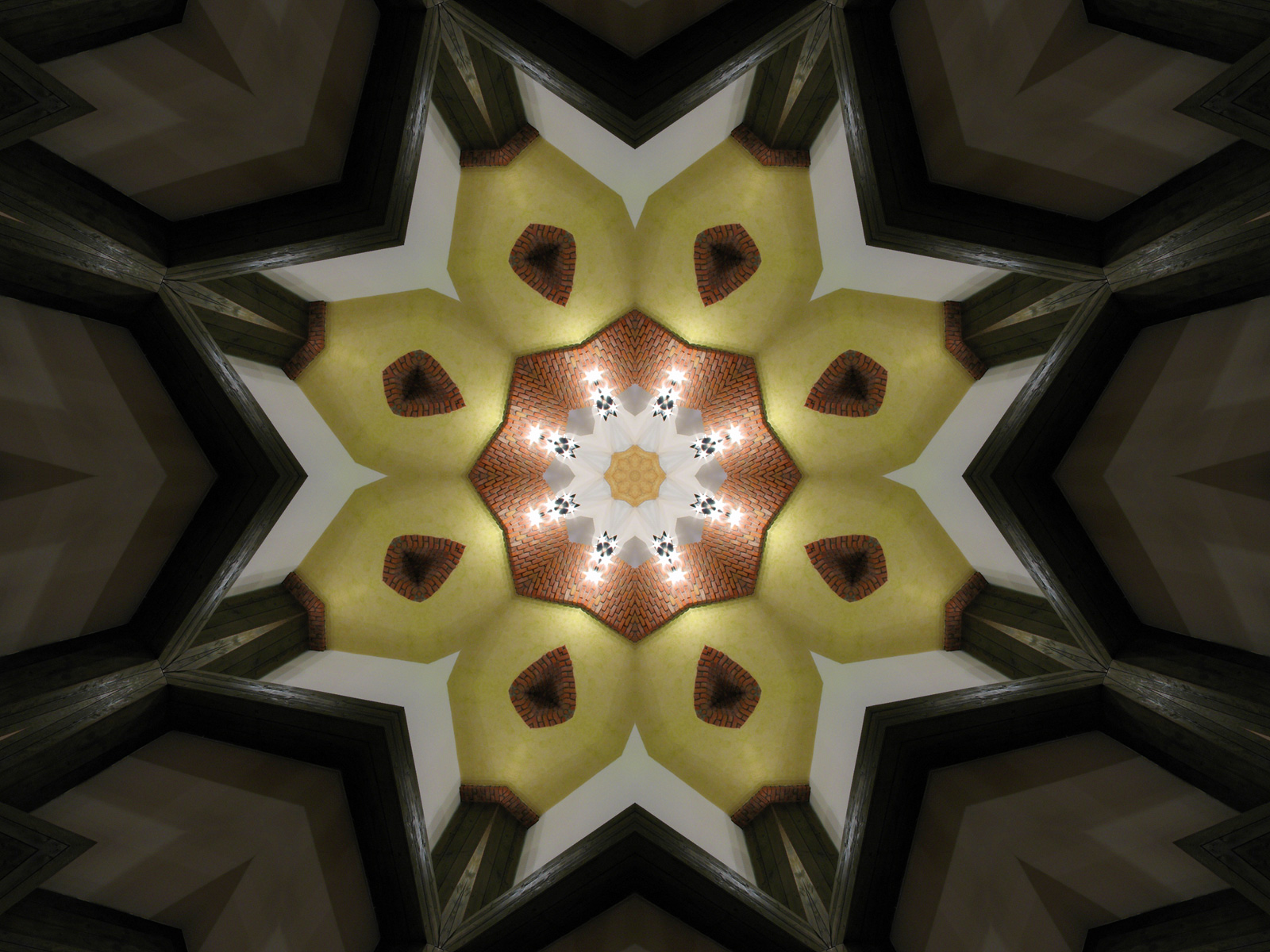 Colorful kaleidoscopic pattern