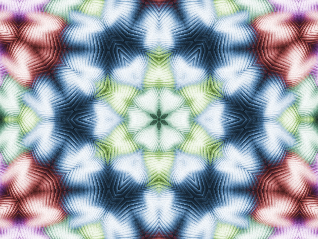 Abstract colorful painted kaleidoscopic graphic background