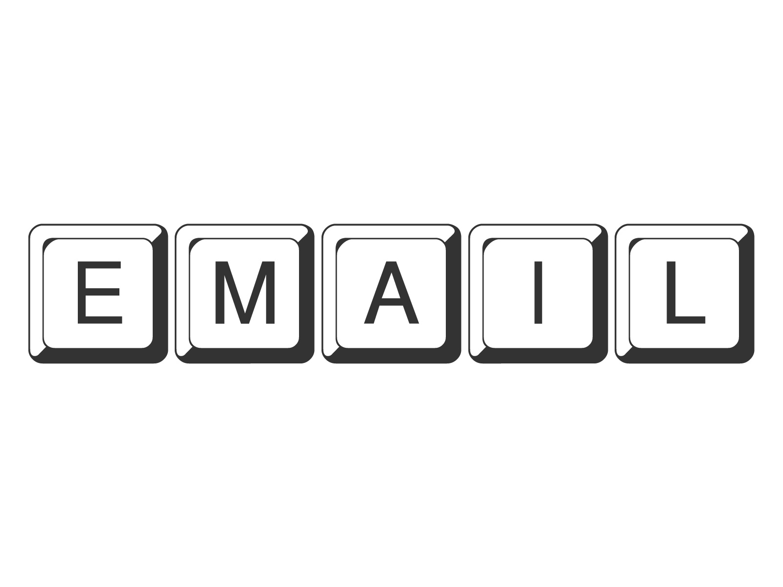 Email word on squares