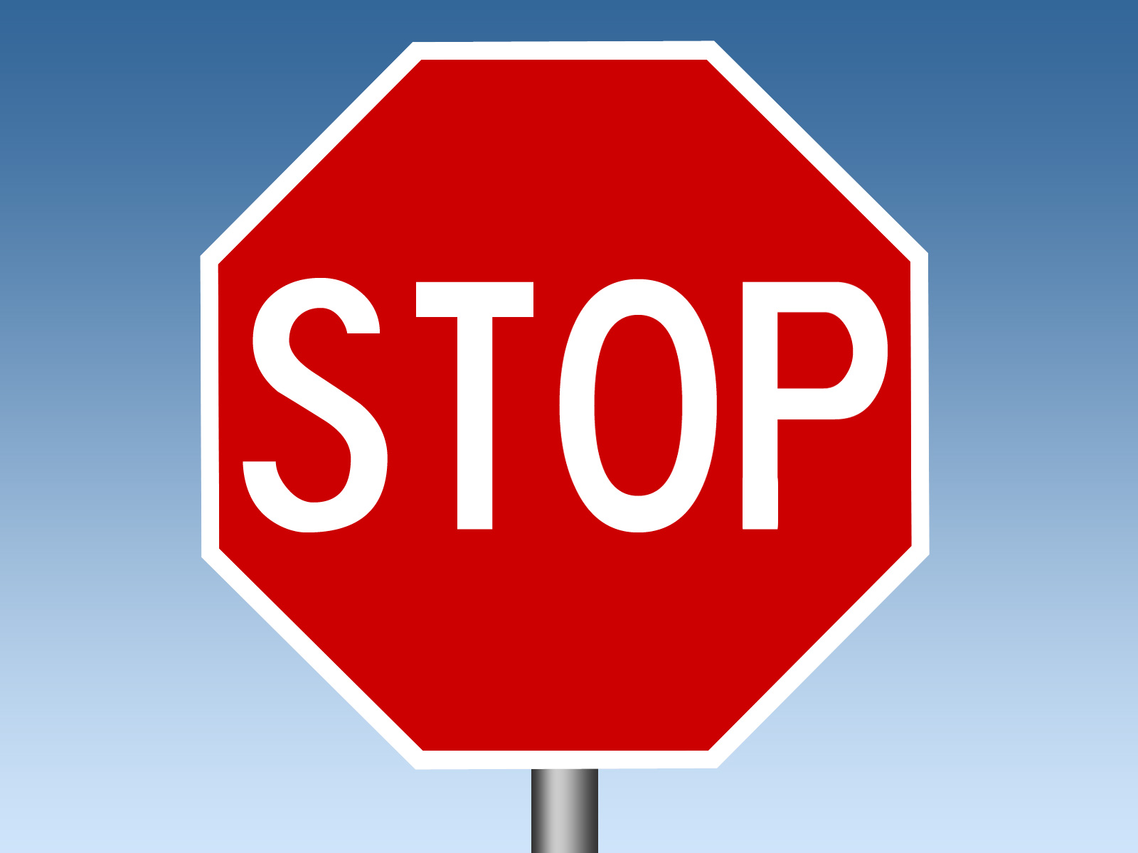 Traffic stop sign