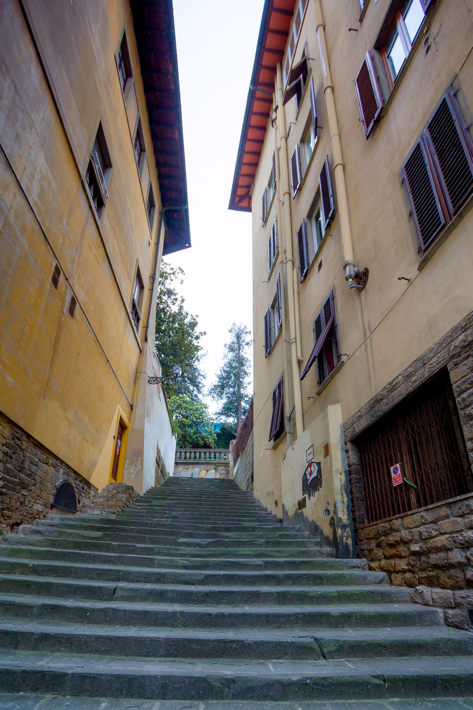 Rampa delle Coste - stairs in Florence