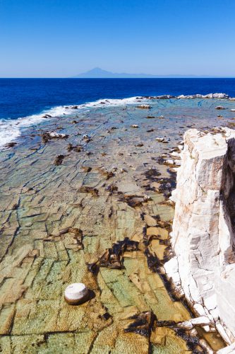 Ancient marble quarry in Thassos, Greece