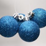 Blue Christmas ball