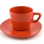 Red coffee cup