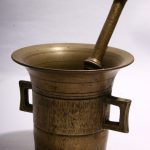 Bronze mortar and pestle