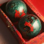 Therapy Chinese balls in a red box