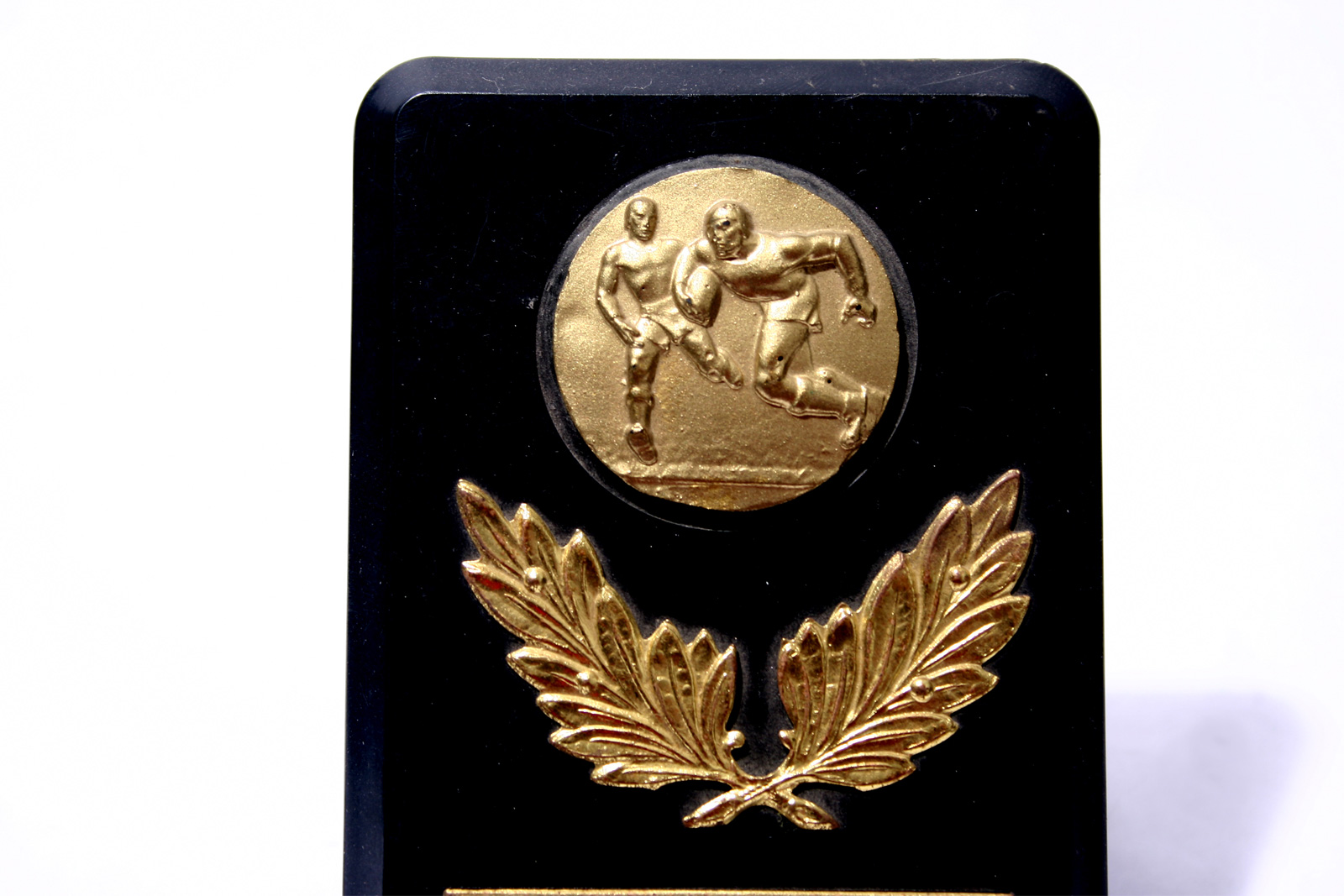 Vintage rugby medal