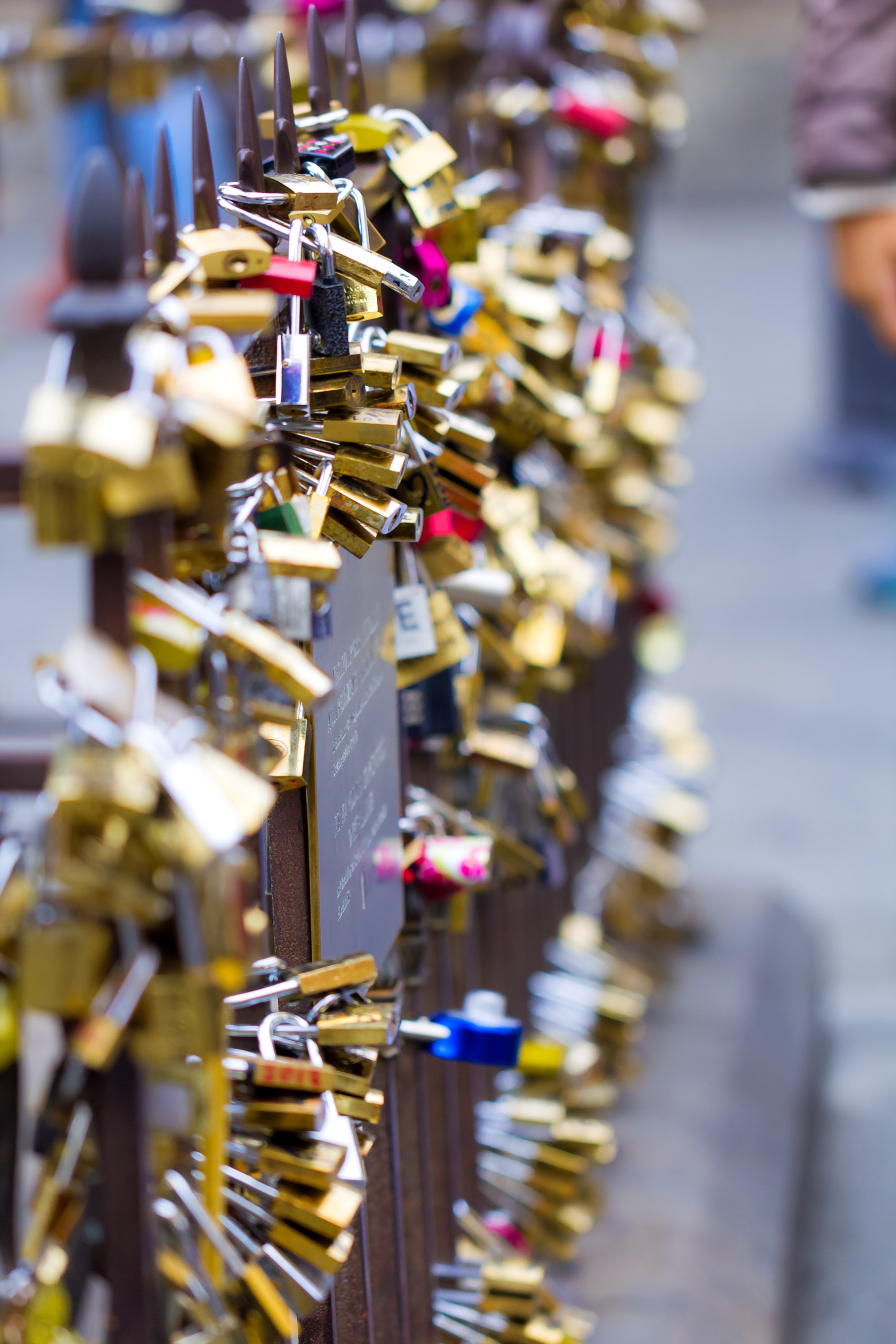 Locks of love in Florence