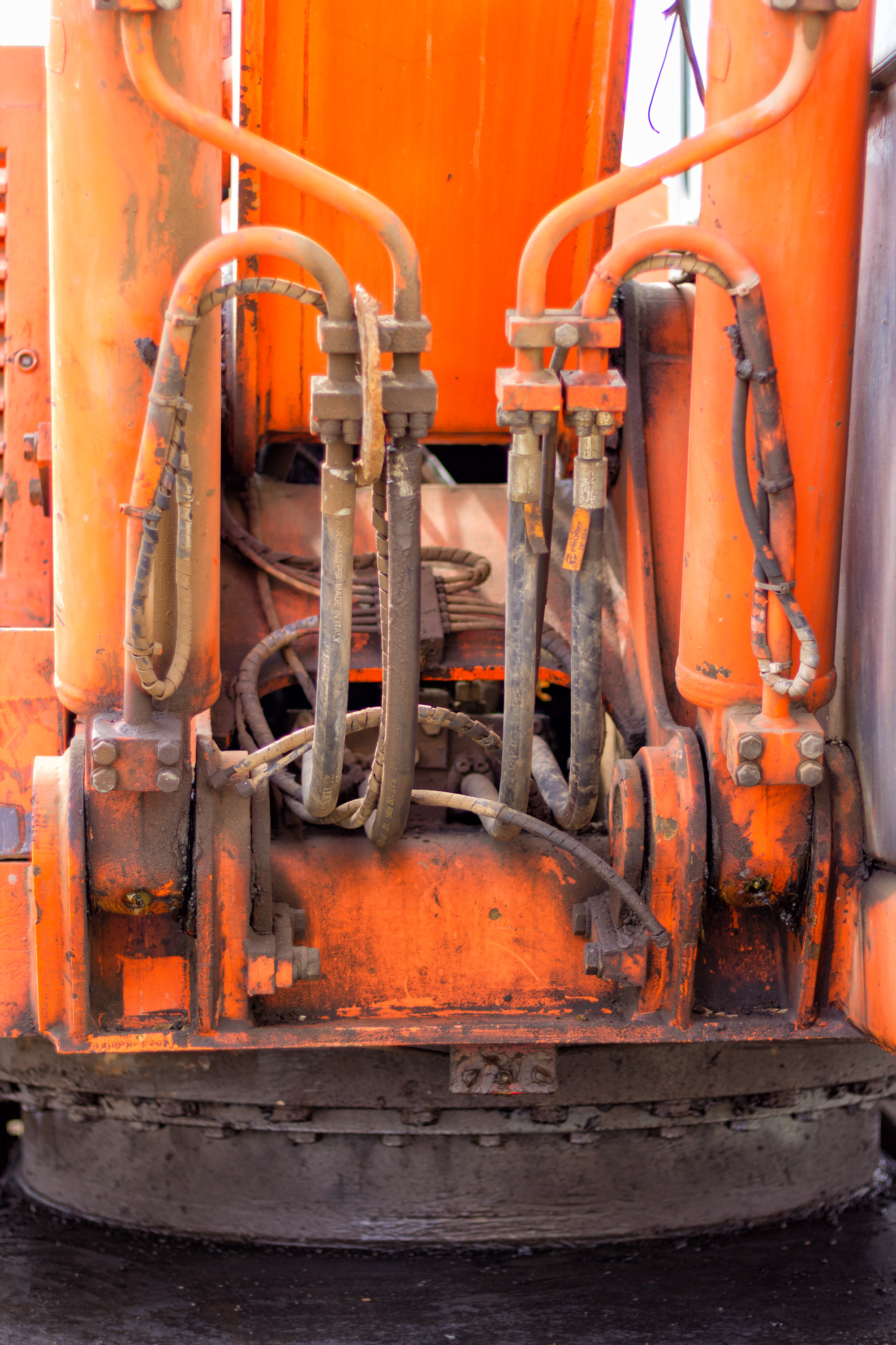 Hydraulics of an earth mover
